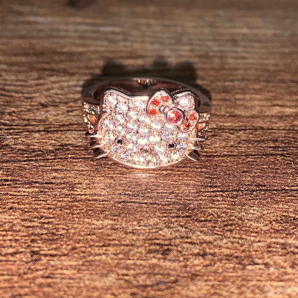 NWOT Hello Kitty by Sanrio Rhinestone Ring